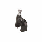 Volteck Round Cable Clips 8mm - Pack of 20 Pieces Black